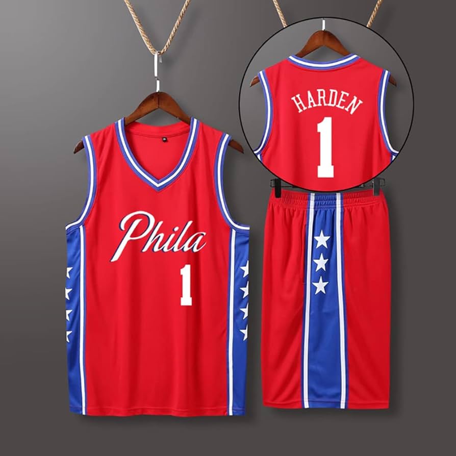 Amazon.co.jp: バスケットボールユニフォームセット Philadelphia